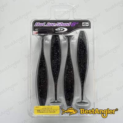 O.S.P DoLive Shad 6" Cosmo Black W038