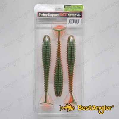 Keitech FAT Swing Impact 6.8" Fire Tiger - #449
