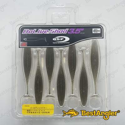 O.S.P DoLive Shad 3.5" Golden Shiner TW103