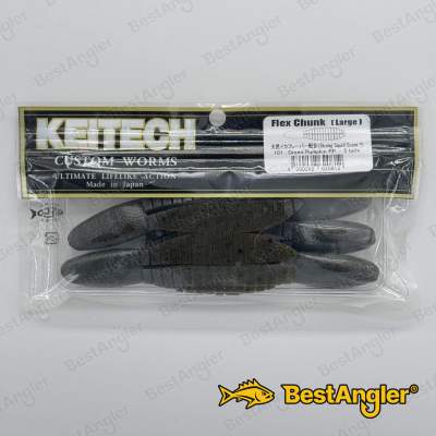 Keitech Flex Chunk Large Green Pumpkin PP. - #101