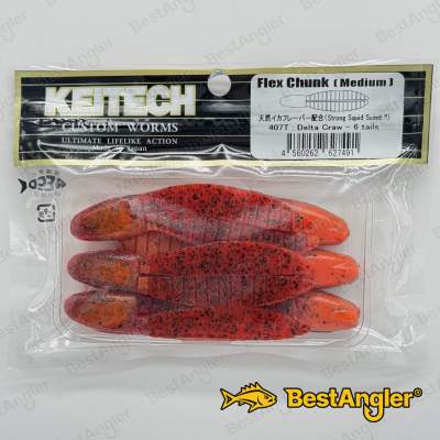 Keitech Flex Chunk Medium Delta Craw - #407