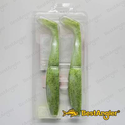 Sawamura One Up Shad 10" PIKE LTD #071 Yellow Chart