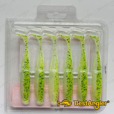 Sawamura One Up Shad Slim 4" #071 Yellow Chart