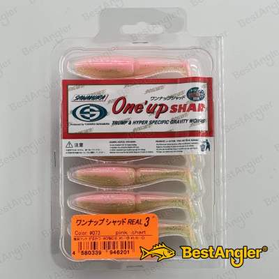 Sawamura One Up Shad 3" #073 Pink Chart