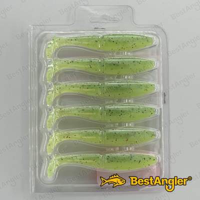 Sawamura One Up Shad 4" #086 Apple Green Chart