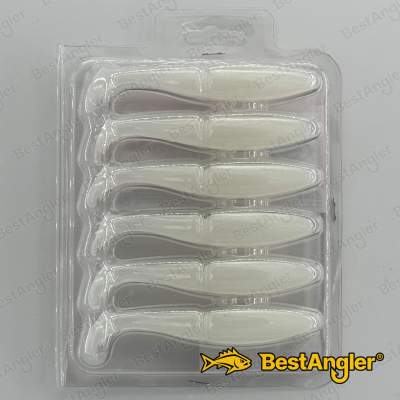 Sawamura One Up Shad 4" #079 Glow White