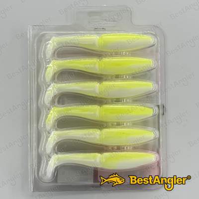 Sawamura One Up Shad 4" #147 White Chart