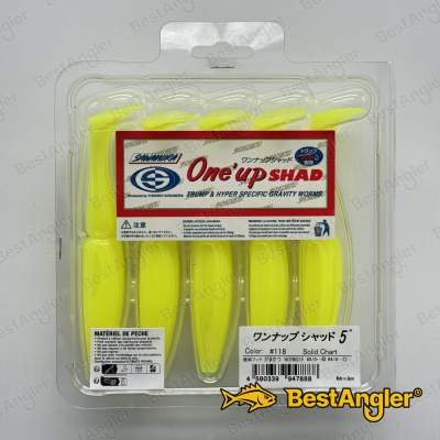Sawamura One Up Shad 5" #118 Solid Chart