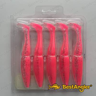 Sawamura One Up Shad 5" #083 Pink Back Glitter Belly