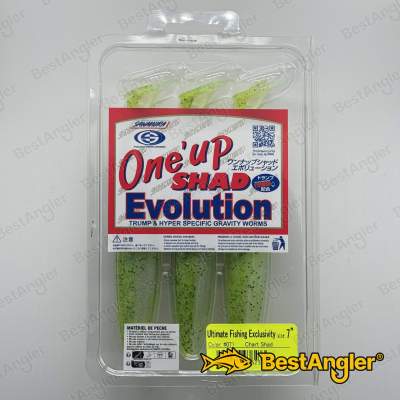 Sawamura One Up Shad 7" #071 Yellow Chart