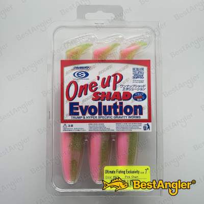 Sawamura One Up Shad 7" #073 Pink Chart