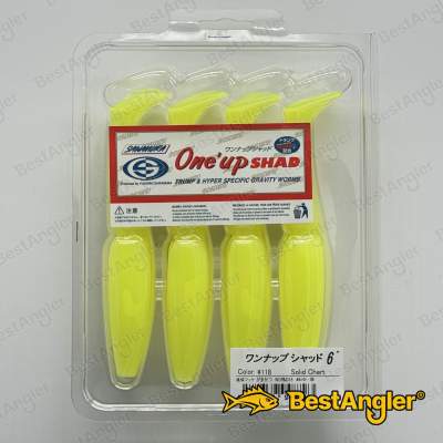 Sawamura One Up Shad 6" #118 Solid Chart