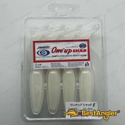 Sawamura One Up Shad 6" #079 Glow White