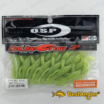 O.S.P DoLive Craw 3" Lime Chart W007