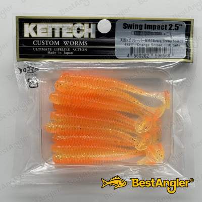 Keitech Swing Impact 2.5" Orange Shiner - #441