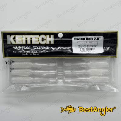 Keitech Swing Bait 2.8" Pearl White - #007