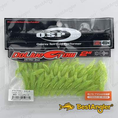 O.S.P DoLive Craw 2" Lime Chart W007