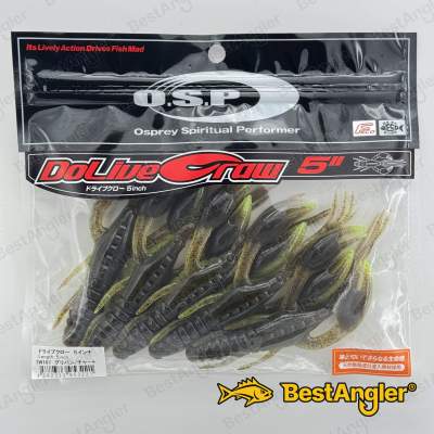 O.S.P DoLive Craw 5" Green Pumpkin/Chart TW107