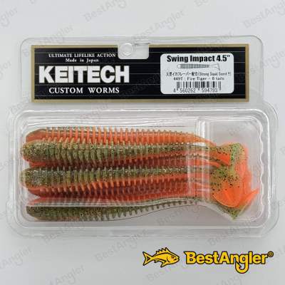 Keitech Swing Impact 4.5" Fire Tiger - #449