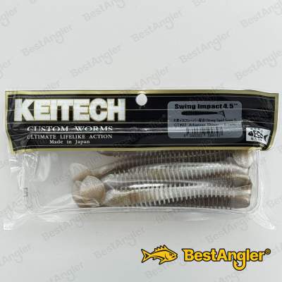 Keitech Swing Impact 4.5" Arkansas Shiner - CT#02