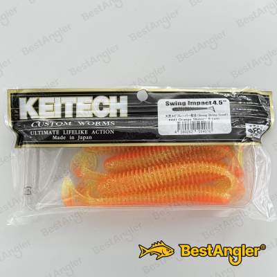 Keitech Swing Impact 4.5" Orange Shiner - #441