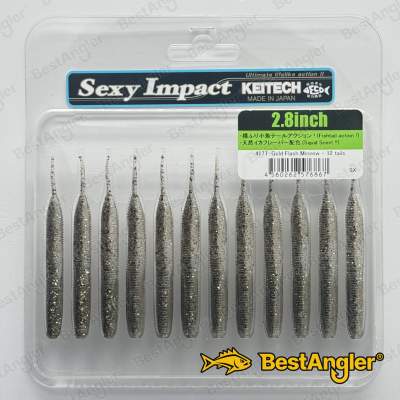 Keitech Sexy Impact 2.8" Gold Flash Minnow - #417