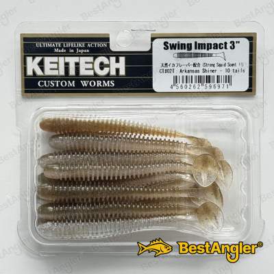 Keitech Swing Impact 3" Arkansas Shiner - CT#02