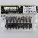 Keitech Crazy Flapper 2" Czarny - #001