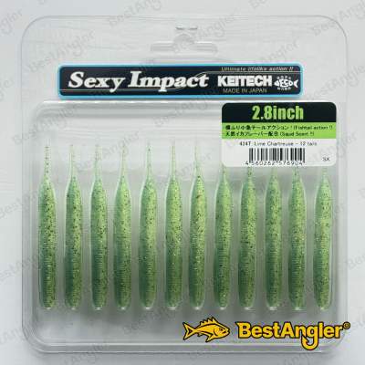 Keitech Sexy Impact 2.8" Lime / Chartreuse - #424