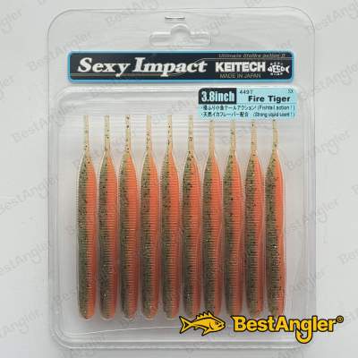 Keitech Sexy Impact 3.8" Fire Tiger - #449