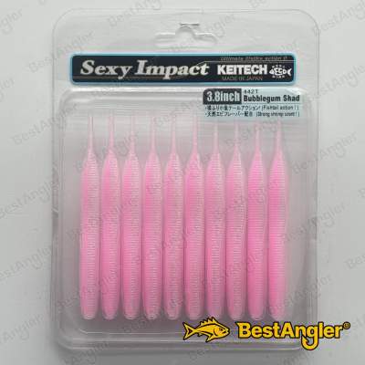 Keitech Sexy Impact 3.8" Bubblegum Shad - #442