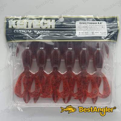 Keitech Crazy Flapper 4.4" Delta Craw - #407