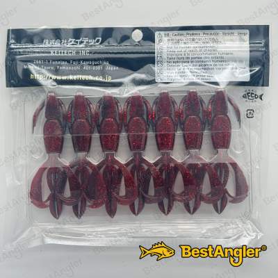 Keitech Crazy Flapper 3.6" Black Cherry - #411