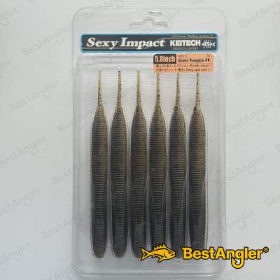 Keitech Sexy Impact 5.8" Green Pumpkin PP. - #101