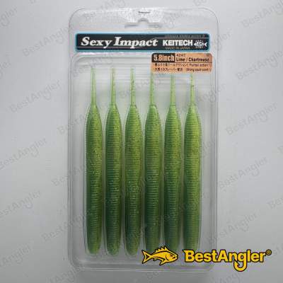 Keitech Sexy Impact 5.8" Lime / Chartreuse - #424
