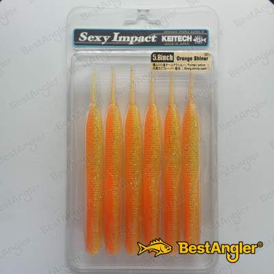 Keitech Sexy Impact 5.8" Orange Shiner - #441
