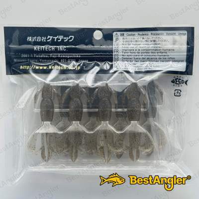 Keitech Crazy Flapper 2.8" Electric Smoke Craw - #462