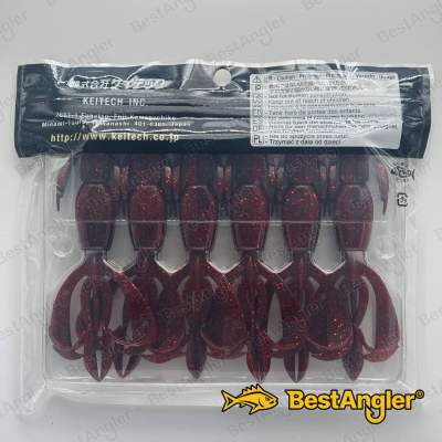 Keitech Crazy Flapper 4.4" Black Cherry - #411