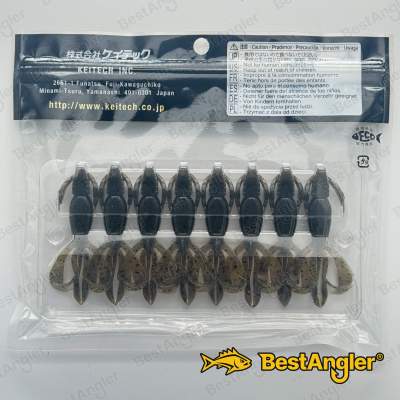 Keitech Crazy Flapper 2.8" Green Pumpkin PP. - #101