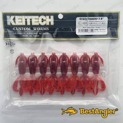 Keitech Crazy Flapper 2.8" Delta Craw - #407