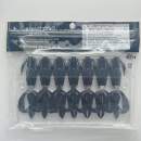 Keitech Crazy Flapper 3.6" Negro - #001