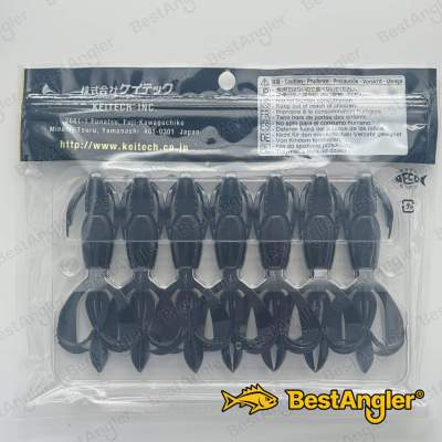 Keitech Crazy Flapper 3.6" Nero - #001