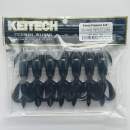 Keitech Crazy Flapper 3.6" Noir - #001