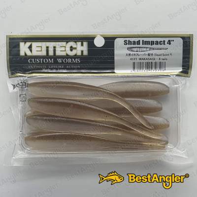 Keitech Shad Impact 4" Wakasagi - #412