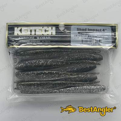 Keitech Shad Impact 4" Silver Flash Minnow - #416