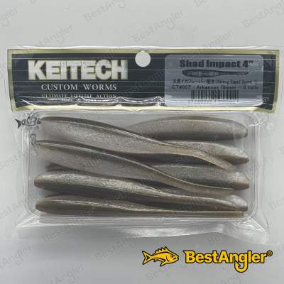 Keitech Shad Impact 4" Arkansas Shiner - CT#02