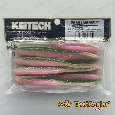 Keitech Shad Impact 4" Electric Chicken - BA#01
