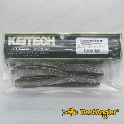 Keitech Shad Impact 5" Silver Flash Minnow - #416