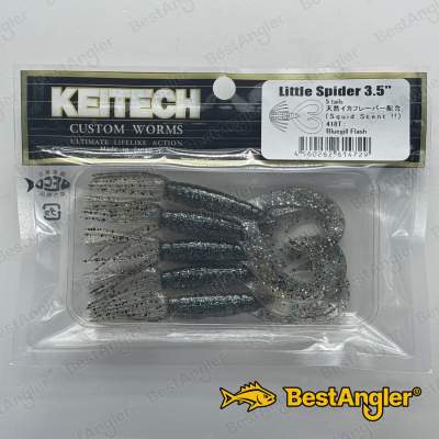 Keitech Little Spider 3.5" Bluegill Flash - #418
