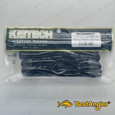 Keitech Neko Camaron 5.5" Black - #001